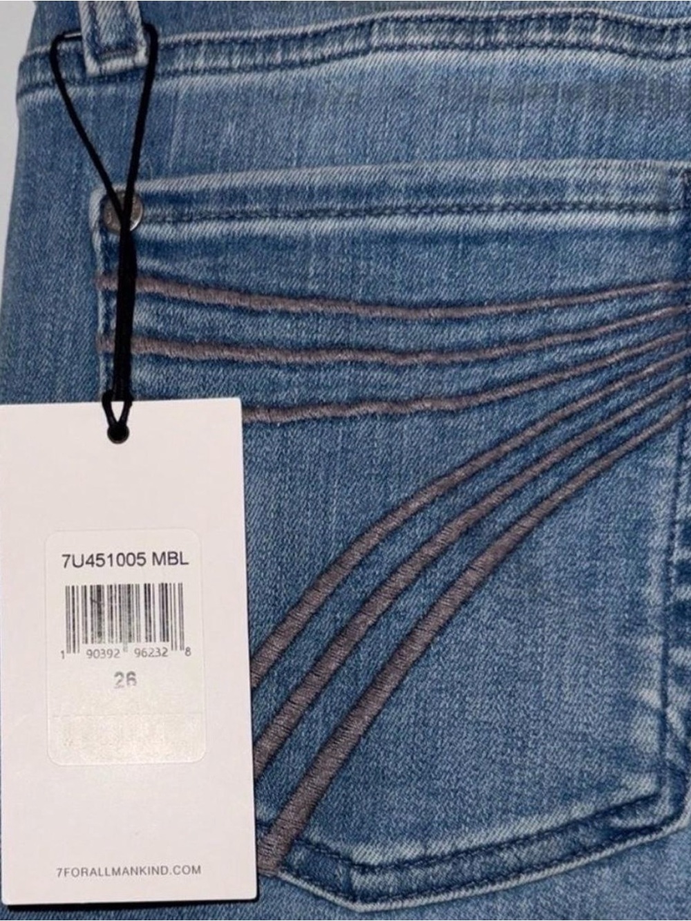 NWT 7 For All Mankind Dojo Jeans 7FAMK - Picture 7 of 7